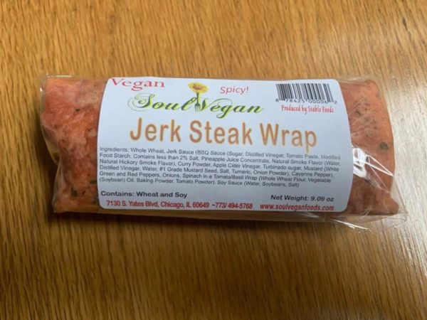 Packaged Jerk Steak Wrap