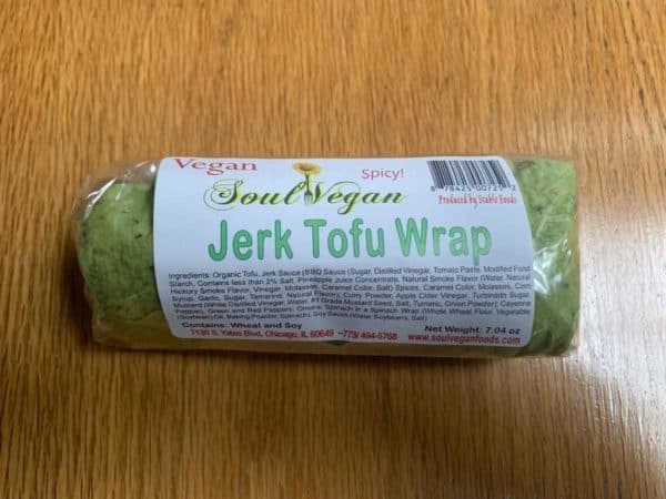 Packaged Jerk Tofu Wrap