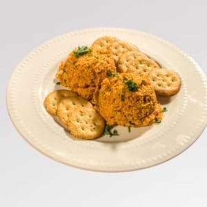Carrot Supreme Salad with crackers